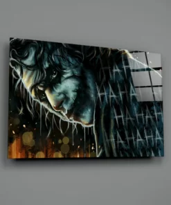 Alternative view of The Joker Glasschilderij
