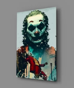 Alternative view of The Joker Glasschilderij