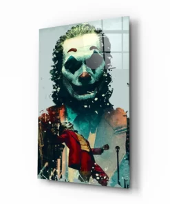 The Joker Glasschilderij