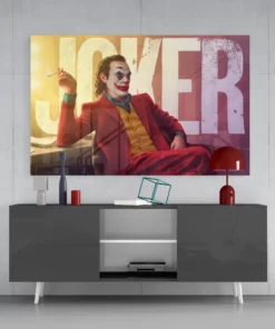 the joker glasschilderij horizontaal ZDY 1009
