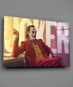 Alternative view of The Joker Glasschilderij