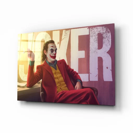 the joker glasschilderij horizontaal ZDY 1009 b