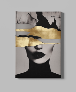 Abstract Vrouw Canvas Schilderij