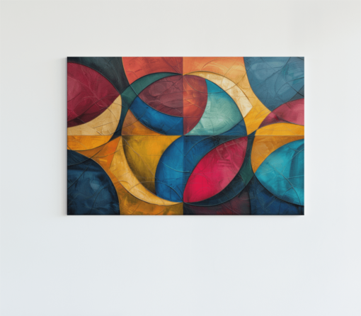 ALIVA 1003 canvas schilderij abstract kleurrijk a min