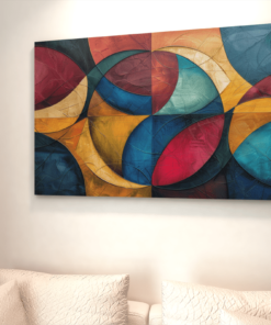 ALIVA 1003 canvas schilderij abstract kleurrijk c min