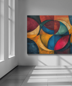 ALIVA 1003 canvas schilderij abstract kleurrijk d min