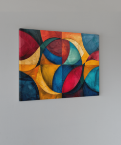 ALIVA 1003 canvas schilderij abstract kleurrijk min