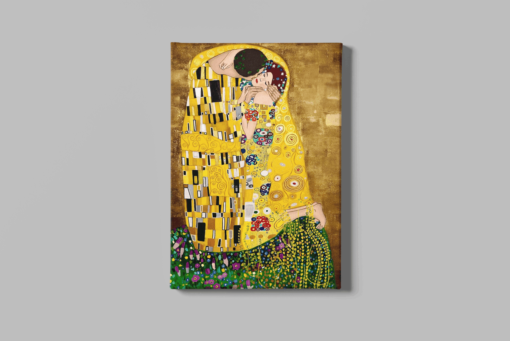 Gustav Klimt Kiss Canvas Schilderij