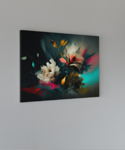 Alternative view of Bloemen Abstract Canvas Schilderij