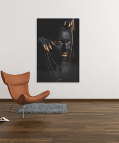 ALIVA 1106 vrouw portret canvas schilderij rechthoek d