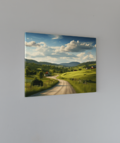 Alternative view of Landschap Zandweg Canvas Schilderij