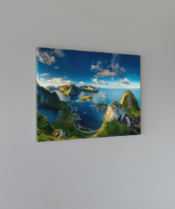 Alternative view of Bergen en De Zee Canvas Schilderij