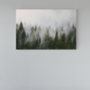 ALIVA 1166 landschap mistig bos canvas schilderij d