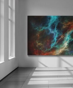 ALIVA 1174 abstract kleurrijk canvas schilderij b