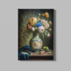 ALIVA 1175 vaas en bloemen canvas schilderij rechthoek a