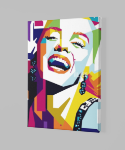 Alternative view of Marilyn Monroe Canvas Schilderij