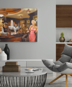 ALIVA 1179 marilyn monroe canvas schilderij horizontaal d