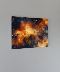 ALIVA 1186 oranje abstract canvas schilderij c