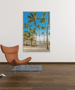 ALIVA 1193 palmbomen strand canvas schilderij rechthoek c min