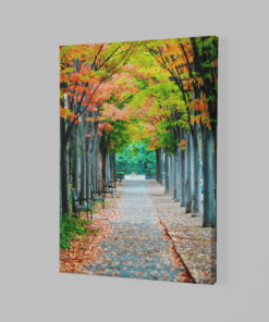 Alternative view of Landschap Herfst Canvas Schilderij