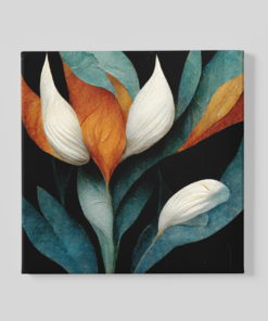 Abstract Bloem Canvas Schilderij