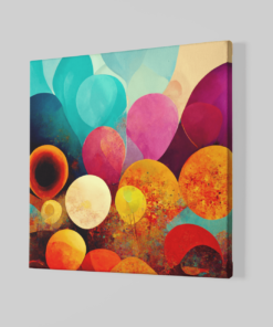 Alternative view of Abstracte vormen Canvas Schilderij
