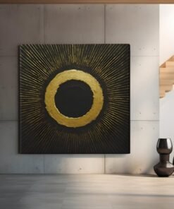 abstract-geel-goud-canvas-schilderij-vierkant-c