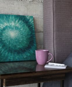 OEFE 1080 abstract modern canvas schilderij vierkant b