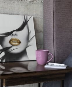 OEFE 1089 vrouw gezicht abstract canvas schilderij vierkant d batcheditor fotor
