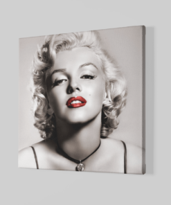 Alternative view of Marilyn Monroe Canvas Schilderij