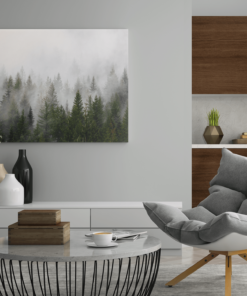 mockup of an art print placed inside a modern living room 35866 r el2 7 min
