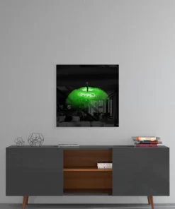 Groene Appel Glasschilderij