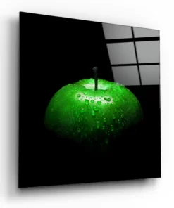 Groene Appel Glasschilderij