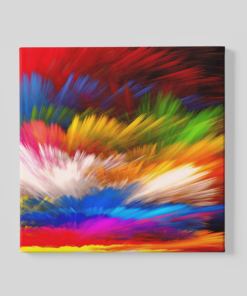 Kleurrijke Abstract Canvas Schilderij