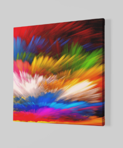 Alternative view of Kleurrijke Abstract Canvas Schilderij