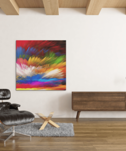 OEFE 1108 kleurrijke abstract canvas schilderij c min