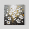 OEFE 1123 witte madeliefjes canvas schilderij a