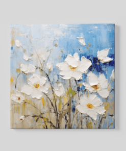 Olieverf Bloemen Canvas Schilderij