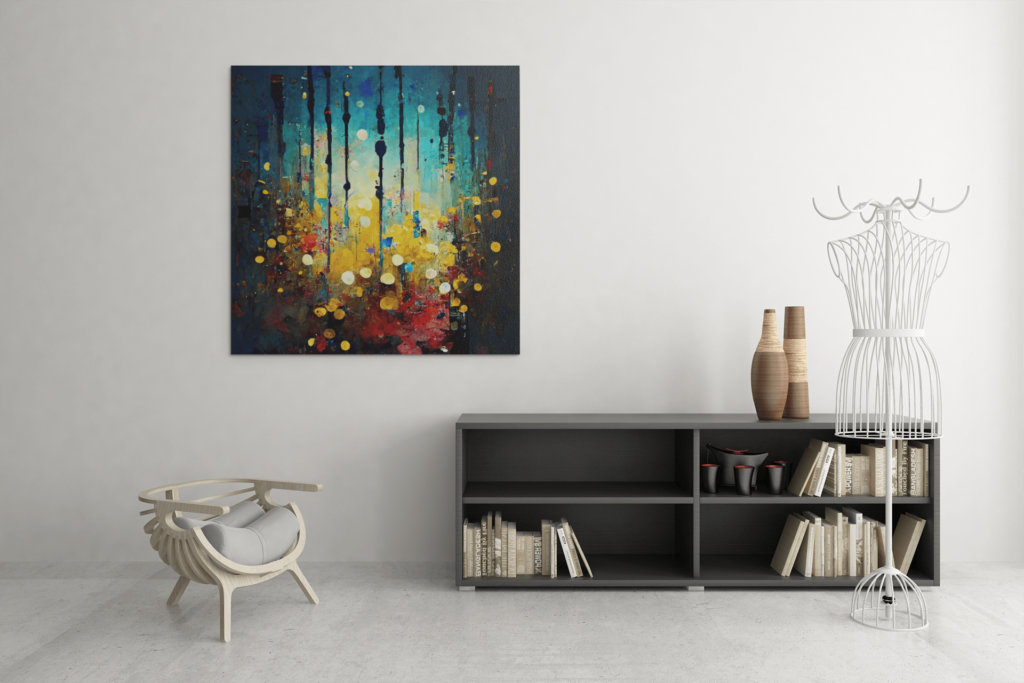 OEFE 1126 kunst abstract canvas schilderij b