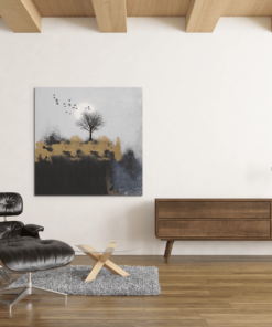 OEFE 1138 kunst stilte en vrede canvas schilderij b