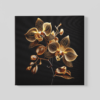 OEFE 1140 gouden orchidee canvas schilderij
