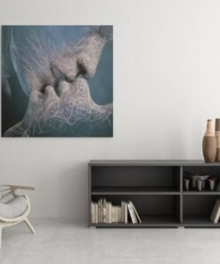 romantische-kus-canvas-schilderij-b