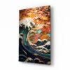 abstract golven glasschilderij DSG 5026 b