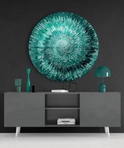 emerald helix glasschilderij skr 4003