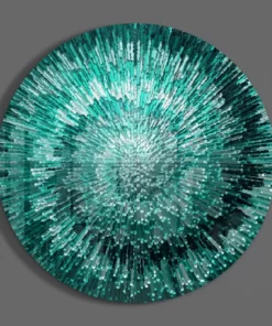 Alternative view of Emerald Helix Glasschilderij