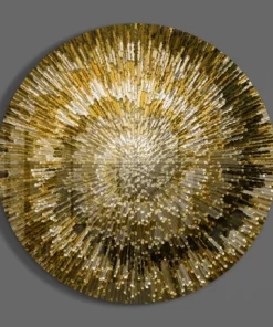 Alternative view of Gouden Spiraal Glasschilderij