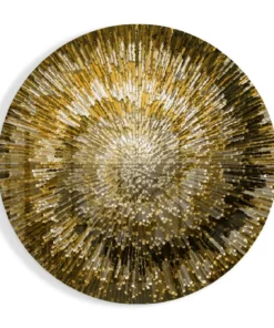 Gouden Spiraal Glasschilderij