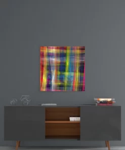kleurrijke abstrat kunst glasschilderij KGLS 3018