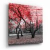 natuur rode bomen glasschilderij KGLS 1038 b