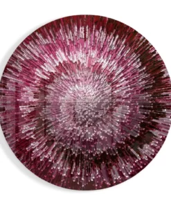 Ruby Helix Glasschilderij